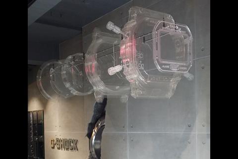 G Shock Carnaby exploded watch feature